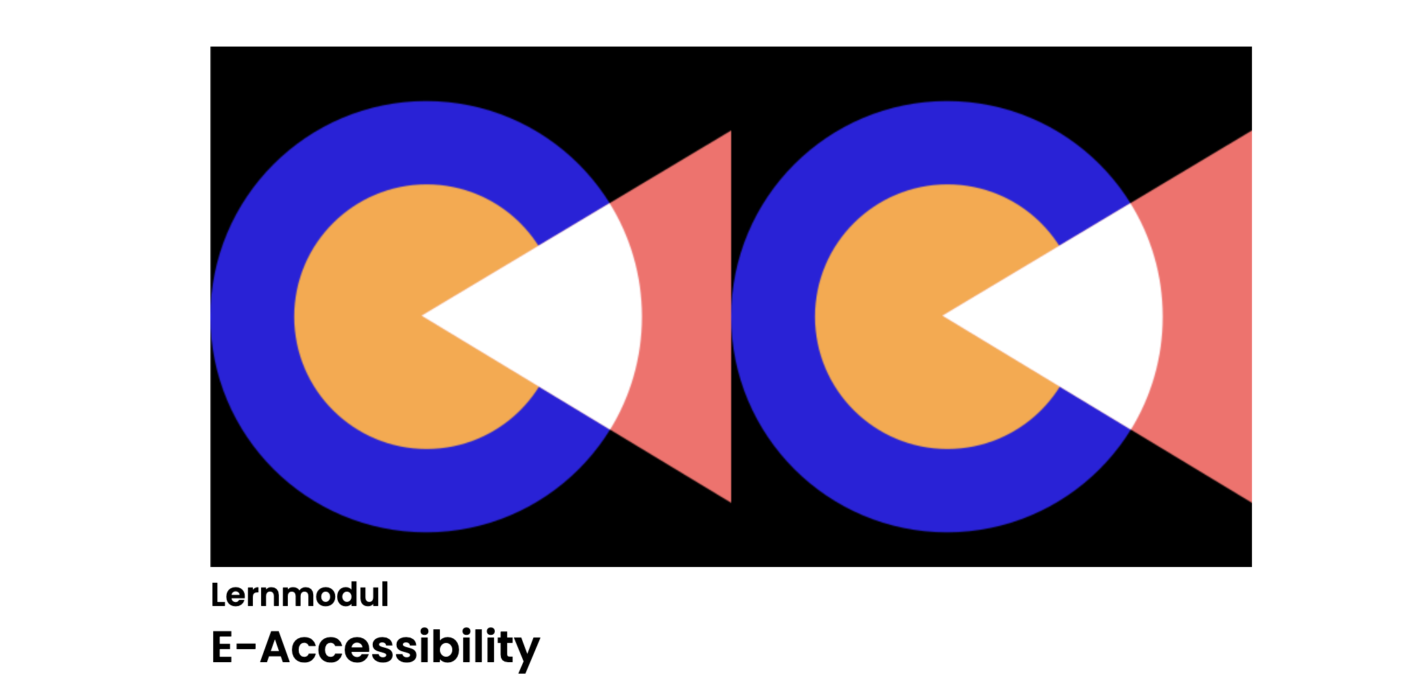 Screenshot des Lernmodul E-Accessibility